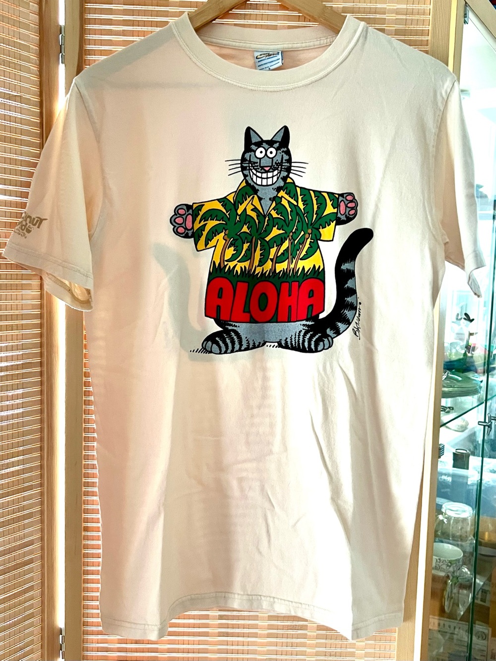 NWT B KLIBAN ALOHA CAT T Shirt S